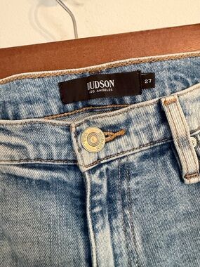 Hudson Jeans Light Blue Straight Holy Straight